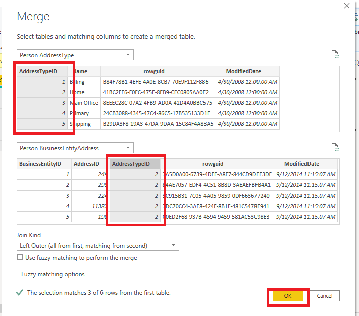 Merge Two Tables In Power BI